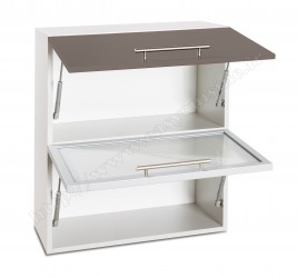 Élément haut 60 cm vitrée