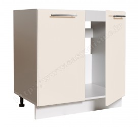 Élément bas sous-évier 80cm 2 portes