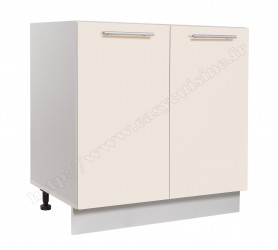 Élément bas sous-évier 80cm 2 portes