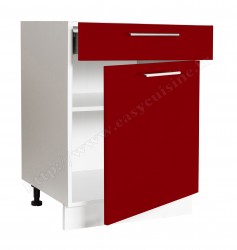 Élément bas 60cm 1 porte 1 tiroir