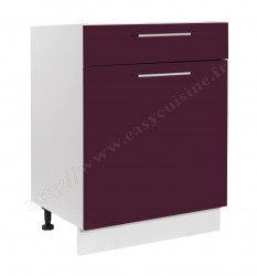 Élément bas 60cm 1 porte 1 tiroir