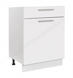 Élément bas 60cm 1 porte 1 tiroir