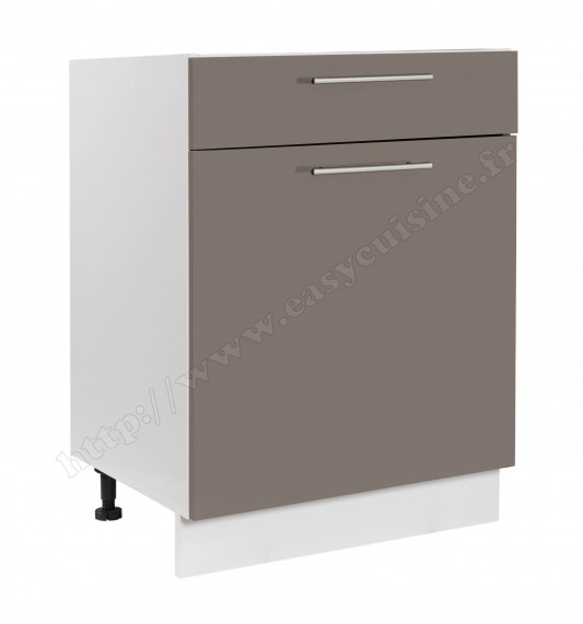 Élément bas 60cm 1 porte 1 tiroir