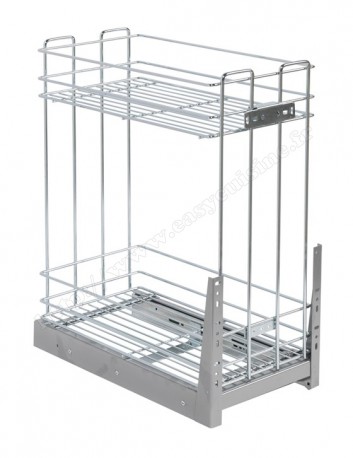 Panier inox coulissant