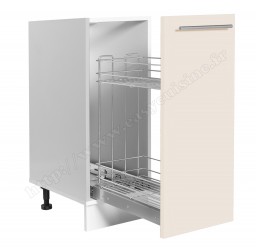 Panier inox coulissant