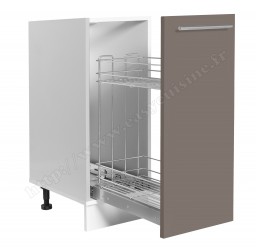 Panier inox coulissant