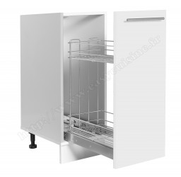 Bas  30 cm avec panier inox coulissant