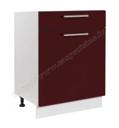 Élément bas 60cm 1 porte 1 tiroir