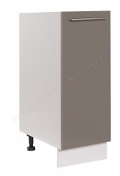 Bas  30 cm avec panier inox coulissant