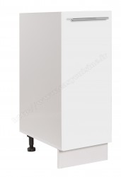 Bas  30 cm avec panier inox coulissant