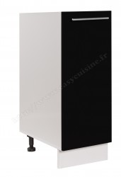 Bas  30 cm avec panier inox coulissant