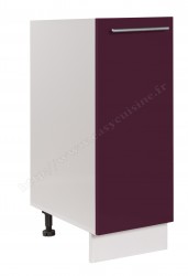 Bas  30 cm avec panier inox coulissant